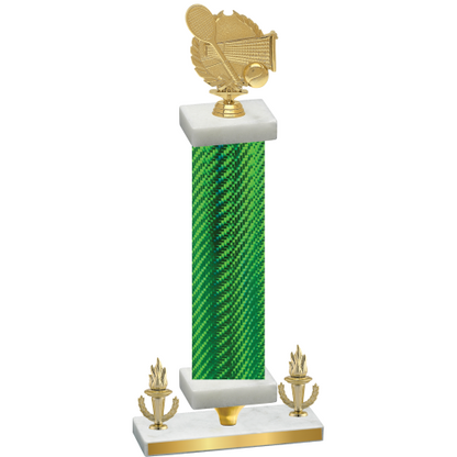 Premium Single Green Carbon Fiber Victory Tennis Trophy