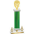 Premium Single Green Carbon Fiber Victory Pickleball Trophy