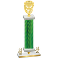 Premium Single Green Carbon Fiber Year Pickleball Trophy