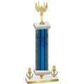 Premium Single Blue Glacier Victory Victory Trophy