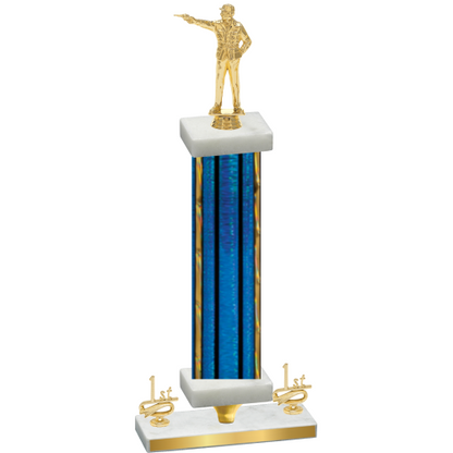 Premium Single Blue Glacier First Place Shooter Trophy