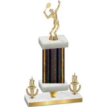 Premium Single Black Glacier Victory Tennis Trophy