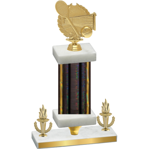 Premium Single Black Glacier Victory Tennis Trophy