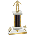 Premium Single Black Glacier Year Wrestling Trophy