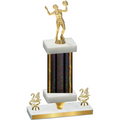 Premium Single Black Glacier Year Volleyball Trophy