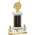 Premium Single Black Glacier Victory Volleyball Trophy