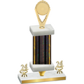 Premium Single Black Glacier Year Insert Trophy