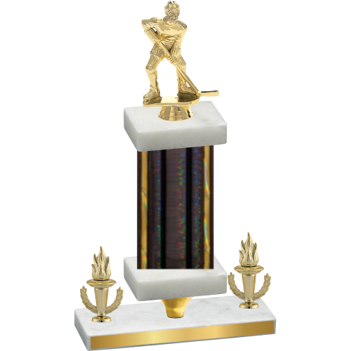 Premium Single Black Glacier Victory Hockey Trophy