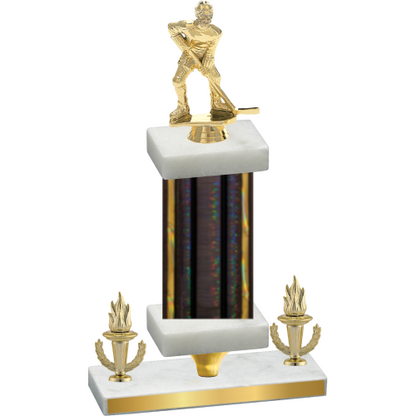 Premium Single Black Glacier Victory Hockey Trophy
