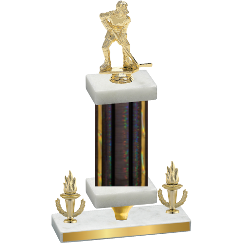 Premium Single Black Glacier Victory Hockey Trophy