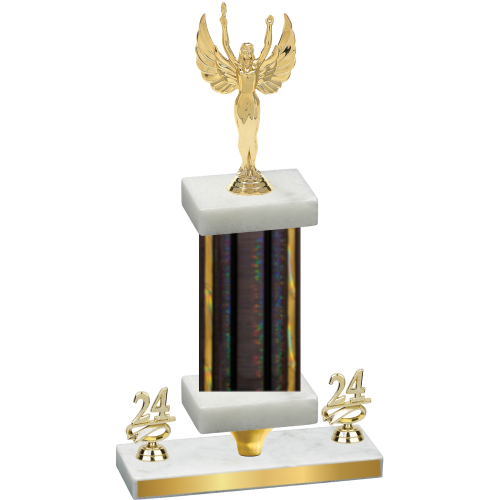 Premium Single Black Glacier Year Victory Trophy