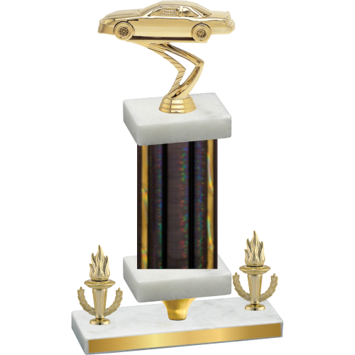 Premium Single Black Glacier Victory Cars Trophy