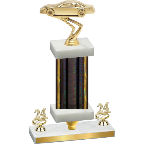 Premium Single Black Glacier Year Cars Trophy