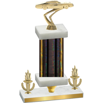Premium Single Black Glacier Victory Cars Trophy