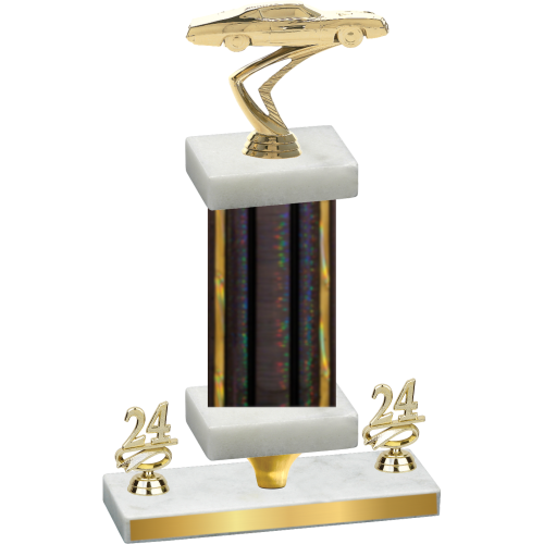 Premium Single Black Glacier Year Cars Trophy