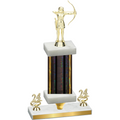 Premium Single Black Glacier Year Archery Trophy