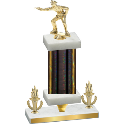 Premium Single Black Glacier Victory Shooter Trophy