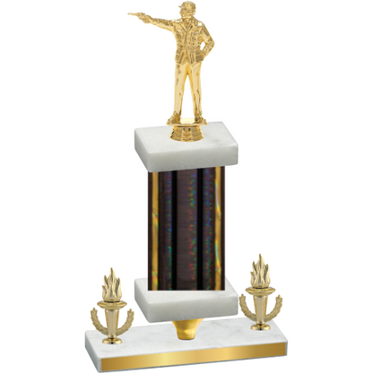 Premium Single Black Glacier Victory Shooter Trophy