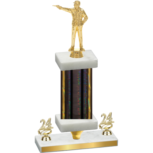 Premium Single Black Glacier Year Shooter Trophy