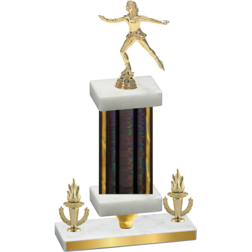 Premium Single Black Glacier Victory Skater Trophy