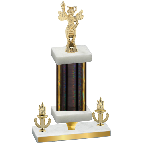 Premium Single Black Glacier Victory Academics Trophy
