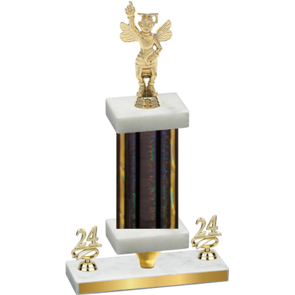 Premium Single Black Glacier Year Academics Trophy