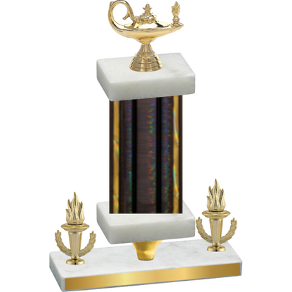 Premium Single Black Glacier Victory Academics Trophy