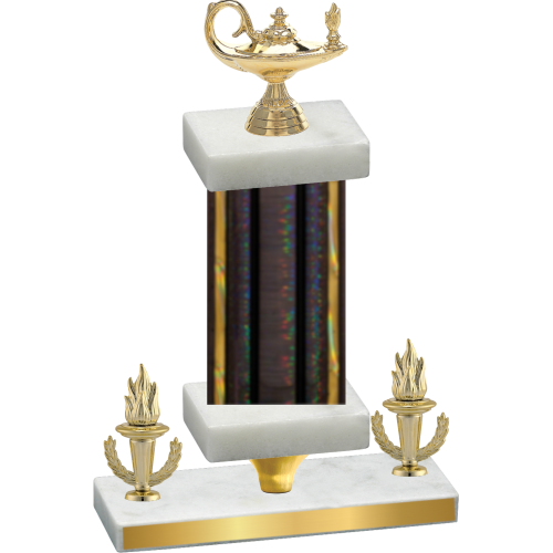 Premium Single Black Glacier Victory Academics Trophy
