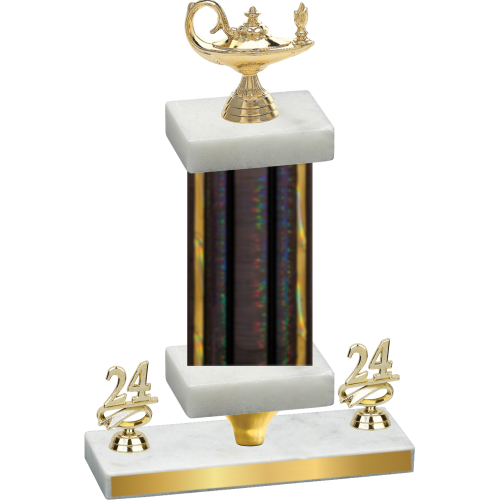 Premium Single Black Glacier Year Academics Trophy