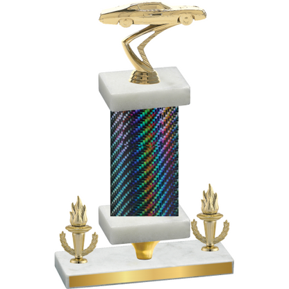Premium Single Black Carbon Fiber Victory Cars Trophy