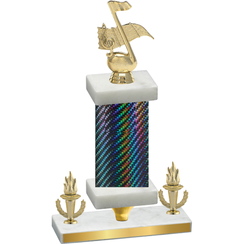 Premium Single Black Carbon Fiber Victory Music Trophy