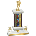 Premium Single Flag USA Year Rugby Trophy