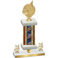 Premium Single Flag USA Year Volleyball Trophy