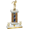 Premium Single Flag USA Year Swimming Trophy