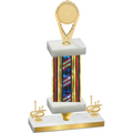 Premium Single Flag USA First Place Insert Trophy