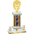 Premium Single Flag USA Year Pickleball Trophy