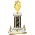 Premium Single Flag USA Victory Pickleball Trophy