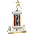 Premium Single Flag USA Year Skater Trophy