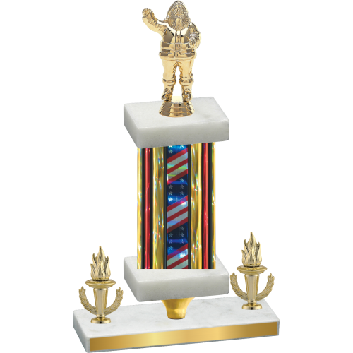 Premium Single Flag USA Victory Holiday Trophy