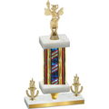 Premium Single Flag USA Victory Academics Trophy