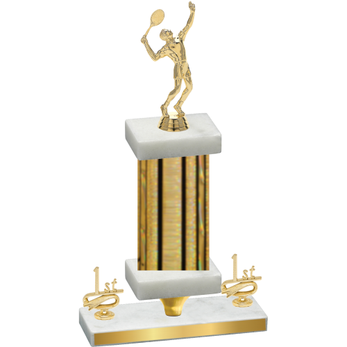 Premium Single Gold Glacier First Place Tennis Trophy