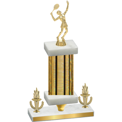 Premium Single Gold Glacier Victory Tennis Trophy