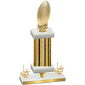 Premium Single Gold Glacier First Place Football Trophy