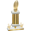 Premium Single Gold Glacier Second Place Football Trophy