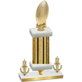 Premium Single Gold Glacier Victory Football Trophy