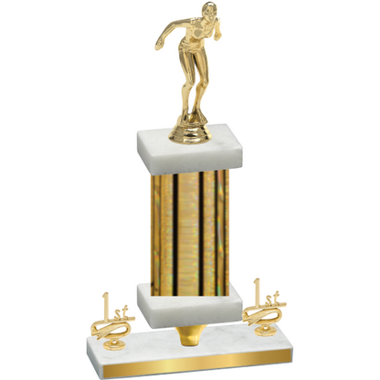 Premium Single Gold Glacier First Place Tennis Trophy