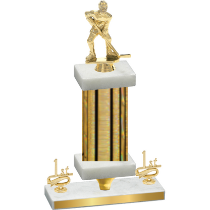 Premium Single Gold Glacier First Place Hockey Trophy