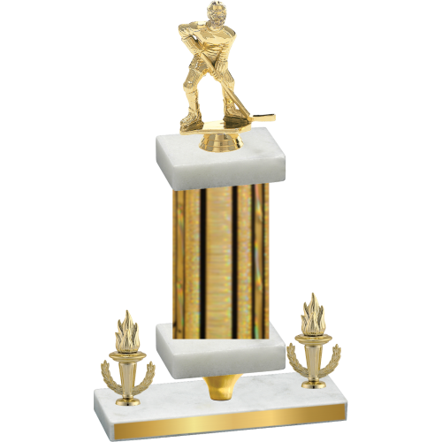 Premium Single Gold Glacier Victory Hockey Trophy