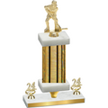 Premium Single Gold Glacier Year Hockey Trophy