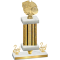 Premium Single Gold Glacier Second Place Basketball Trophy